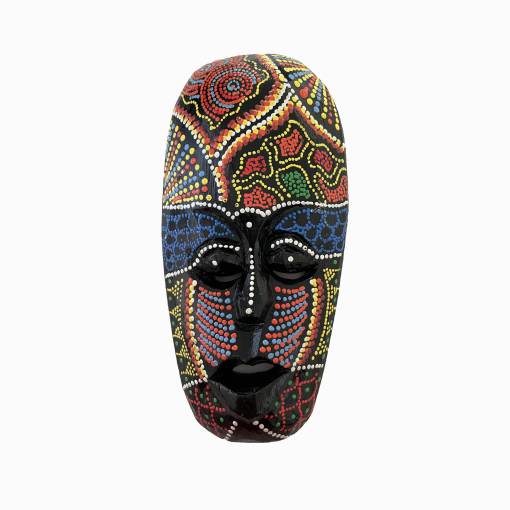 Foto - Africká kmeňová maska - 19,5 x 9,5 cm
